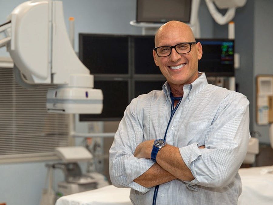 Dr. Baker in procedure room